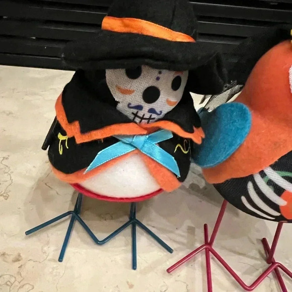 NWT new set of 2 Walmart day of the dead birds 2022 target inspired Halloween - Picture 7 of 8